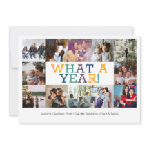 Ano em Revisão 12 Foto Personalizada Natal