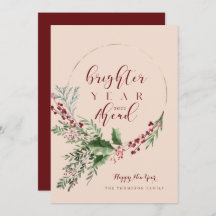 Ano Mais Brilhante Da Terra Da Aquarela Ano Novo