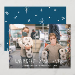 Cartão De Festividades Ano mais estranho do mundo - Foto de feriado