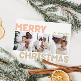 Cartão De Festividades Ano Moderno de Feliz Natal na Revisão 3 Foto