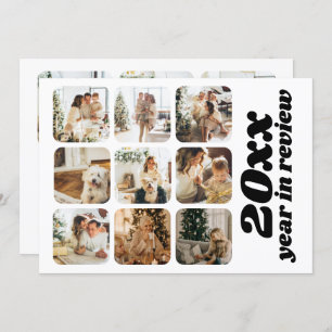 Cartão De Festividades Ano na Revisão 12 Foto e Texto Personalizado