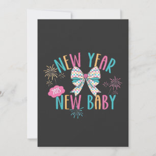 Cartão De Festividades Ano Novo Bebê Novo Grávida Mãe Para Ser