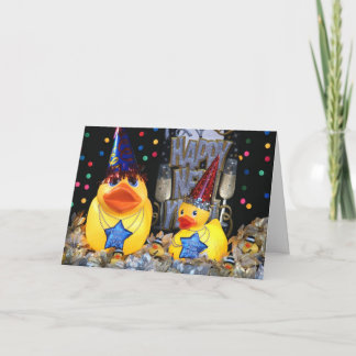 Cartão De Festividades Ano novo Ducky 2