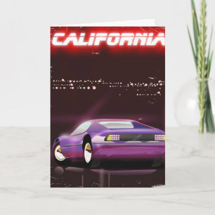 Cartão De Festividades anos 80 neon poster