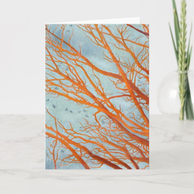 Cartão De Festividades Ansiedade de separação, painel um (Frente)