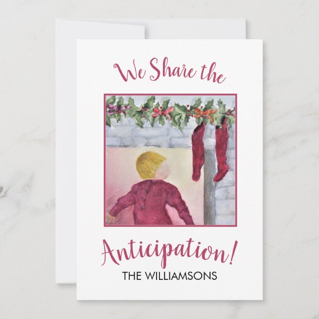 Cartão De Festividades Antecipando o Natal (Frente)