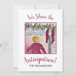 Cartão De Festividades Antecipando o Natal