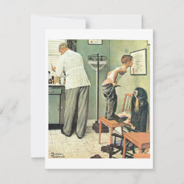 Cartão De Festividades Antes Da Foto Norman Rockwell 1958