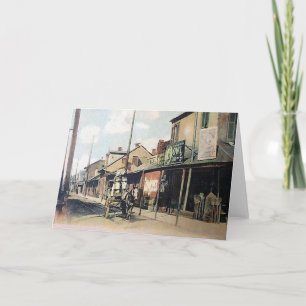 Cartão De Festividades Antiga Nova Orleans