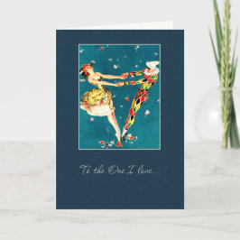 Cartão De Festividades Ao que eu amo. Dia dos Namorados