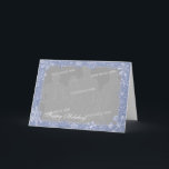 Cartão De Festividades Apenas Arte Floco de Neve Personalizar Moldura de<br><div class="desc">Flocos de neve enchem o céu de inverno!  Personalize este cartão com sua própria foto dentro da moldura de arte de floco de neve e atualize o texto com sua própria mensagem. Perfeito para o Natal,  Hanukkah,  Yule e outras correspondências e presentes de festas de inverno.</div>