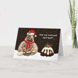 Cartão De Festividades Apenas mais uma placa Pud (personalize a legenda/m