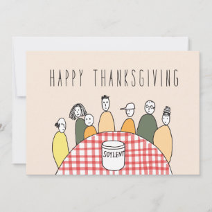 Cartão De Festividades Apenas no Silicon Valley Greeting Card: Thanksgivi