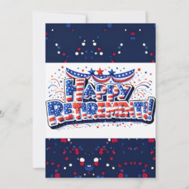 Cartão De Festividades Aposentadoria Feliz Patriótica