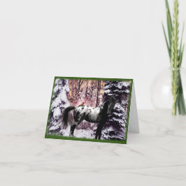 Cartão De Festividades Appaloosa & Cardinals