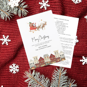 Cartão De Festividades Aquarela festiva moderna personalizada