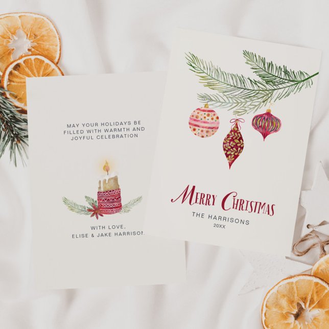 Cartão De Festividades Aquarela Whimsical (Criador carregado)