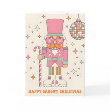 Aquebrador de Nozes Retro Groovy Feliz Natal