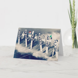 Cartão De Festividades Aquecedores de água trazendo alegria de férias!