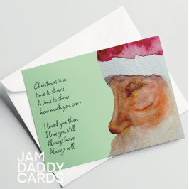 Cartão De Festividades Aquele Que Eu Amo No Natal