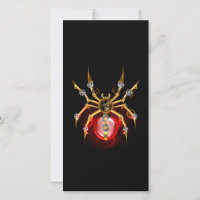 Aranha steampunk em preto