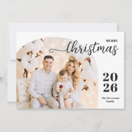 Cartão De Festividades Arca de Natal 2 fotografa cinzas moderna minimalis