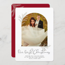 Cartão De Festividades Arca Elegante | NOSSA PRIMEIRA ESPUTE Moderna NATA