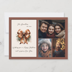 Cartão De Festividades Arco Botânico Elegante - Três Foto