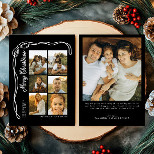 Cartão De Festividades Arco Feliz Natal Família 7 Fotos