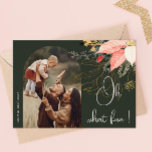 Cartão De Festividades Arco Floral de inverno Que Foto Divertida<br><div class="desc">Este arco floral de inverno oh que divertido dois cartões de festas fotográficos tem um design brilhante e elegante com ilustrações vibrantes de aquarela de poinsetos vermelhos e cor-de-rosa e delicados verdes de inverno. Com elementos botânicos quicos como pinho, sagrado e bagas de inverno, a paleta colorida do cartão, incluindo...</div>