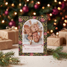 Arco Floral de Poinsettia Grandmillennial para Fot