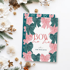 Cartão De Festividades Arco Ho Ho Red & Green Arcos Natal