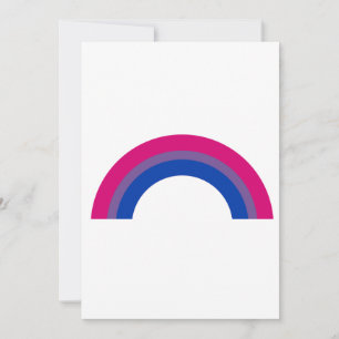 Cartão De Festividades Arco-Íris Bissexual