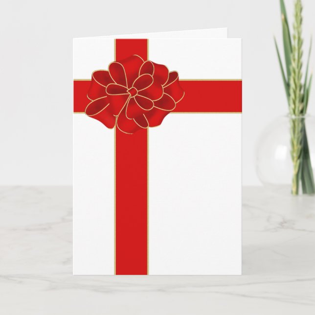 Cartão De Festividades Arco vermelho do Natal (Frente)