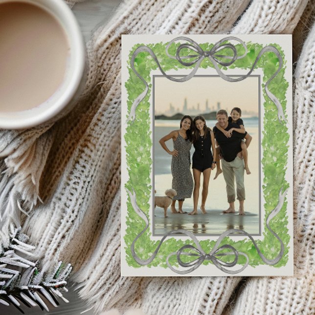 Cartão De Festividades Arcos de Cinzas de Aquarela e Foto Tópica de Garla (Criador carregado)