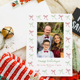 Cartão De Festividades Arcos Verdes E Vermelhos Quimicos Foto de Quadro D