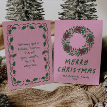 Arcos Verdes Rosa Vintage Não Foto De Natal