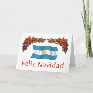 Cartão De Festividades Argentina Christmas