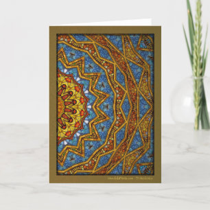 Cartão De Festividades Arizona digital Mandala