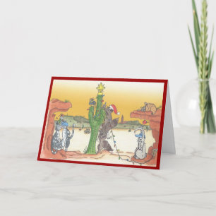 Cartão De Festividades Arizona Sunset Holiday
