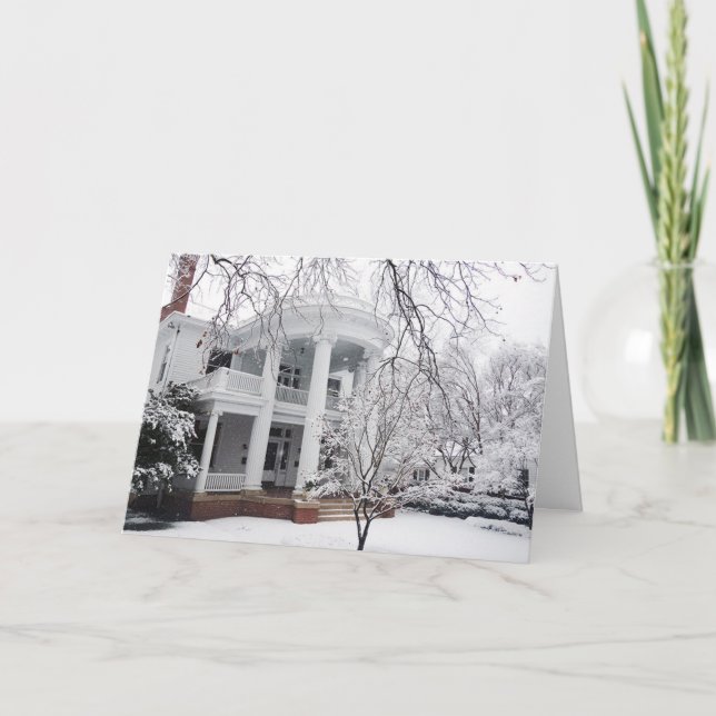 Cartão De Festividades Arquitetura de Natal Raleigh NC Carolina do Norte (Frente)