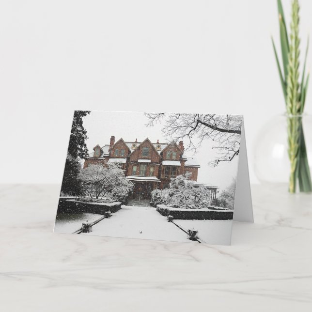 Cartão De Festividades Arquitetura do Christmas Raleigh NC Carolina do No (Frente)