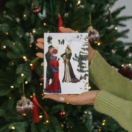 Cartão De Festividades art deco retro vintage add sentiment Card