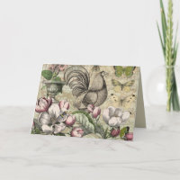 Arte da Flor do Jardim Rooster