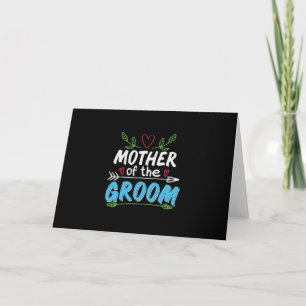 Cartão De Festividades Arte da Mãe Mãe do Noivo