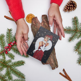 Cartão De Festividades Arte deco retro vintage senhora adiciona mensagem