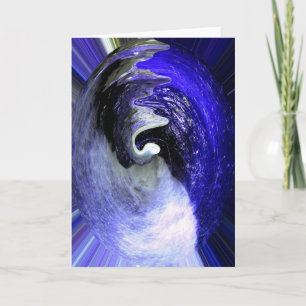 Cartão De Festividades Arte do Planeta Azul