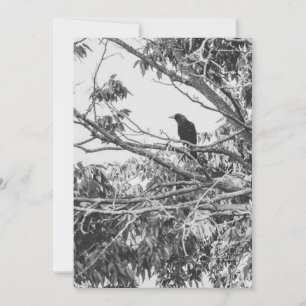 Cartão De Festividades arte gótica americana estilizada de alto contraste