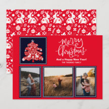 Arte popular escandinava Feliz Árvore de Natal 3 F