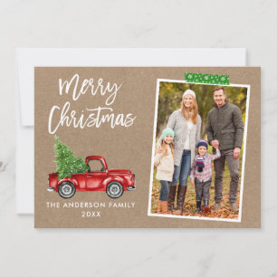 Cartão De Festividades Artesanato Roteiro de Pincel do Pincel do Kraft Na